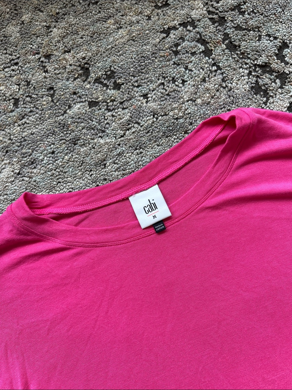 CAbi Women's Fuchsia Short Sleeve Tee - Picture 3 of 5
